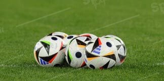 il pallone di euro 2024 ( foto di salvatore fornelli )