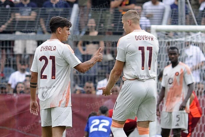 amichevole roma vs olympiakos