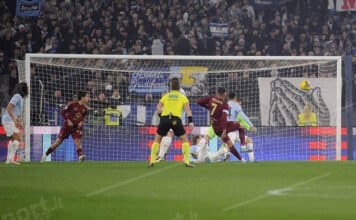 Pellegrini gol in Roma Lazio