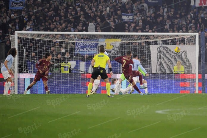 Pellegrini gol in Roma Lazio