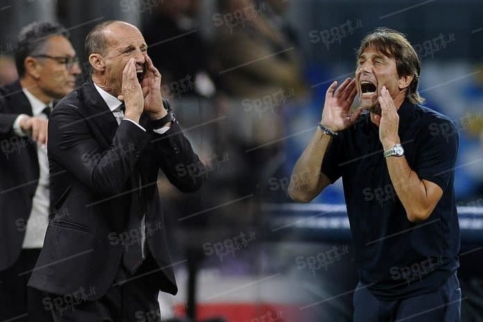 MASSIMILIANO ALLEGRI E ANTONIO CONTE massimiliano allegri e antonio conte